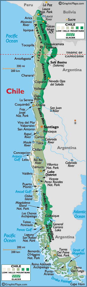 Antofagasta map